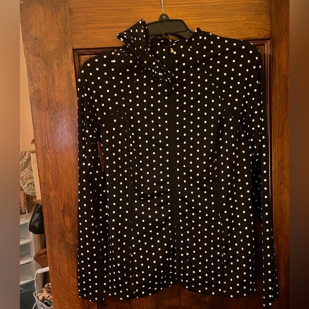 Kate Spade Polka Dot Track Jacket